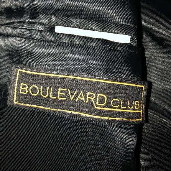 Boulevard Club Embellished Black Blazer - Size 36R - Picture 7 of 8